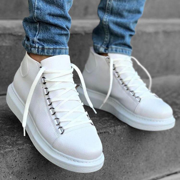 New Mens Sneakers Breathable Sports Shoes Couple Casual Shoes Thick Sole  Running Walking Shoes Trainers Sport Sneakers Men High Fashion Comfy  Fashion SneakersBe… | White sneakers men, Casual trainers, Non slip sneakers
