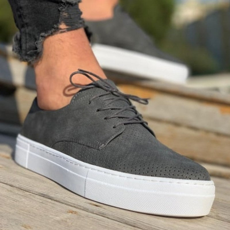 MEN CLASSY SNEAKERS ANTHRACITE