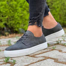 Load image into Gallery viewer, MEN CLASSY SNEAKERS ANTHRACITE
