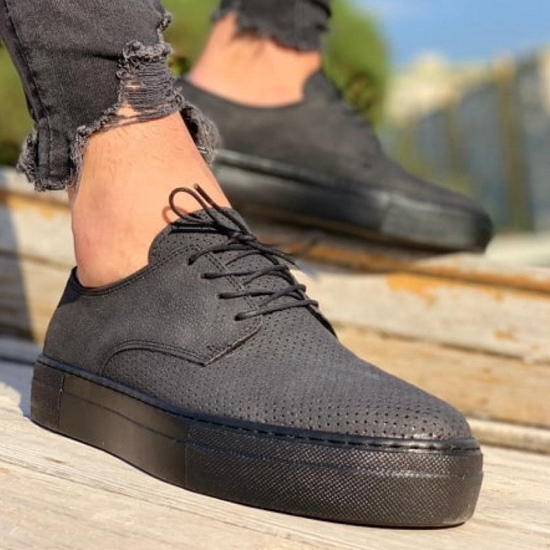 MEN CLASSY SNEAKERS BLACK