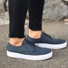 Load image into Gallery viewer, MEN CLASSY SNEAKERS BLUE
