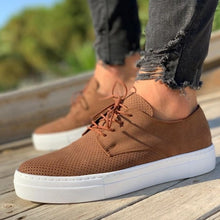 Load image into Gallery viewer, MEN CLASSY SNEAKERS BROWN
