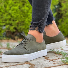 Load image into Gallery viewer, MEN CLASSY SNEAKERS GREEN
