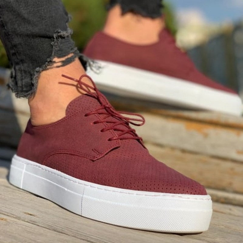 MEN CLASSY SNEAKERS RED