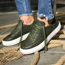 Load image into Gallery viewer, MEN LOW SNEAKERS GREEN
